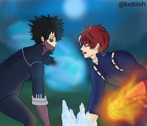 Dabi Vs Shoto Fan Art By Me Hope You Guys Like It Rbokunoheroacademia