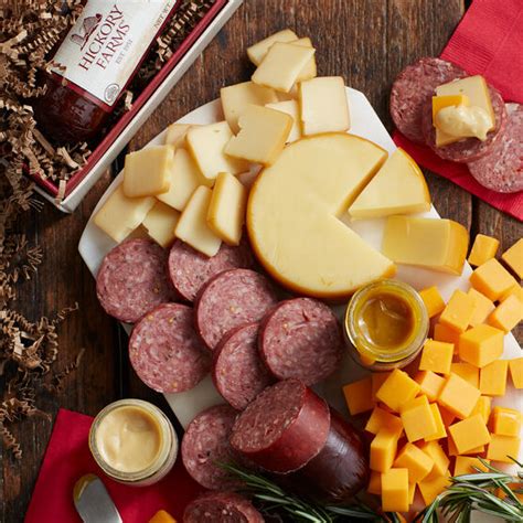 summer sausage and cheese t box hickory farms