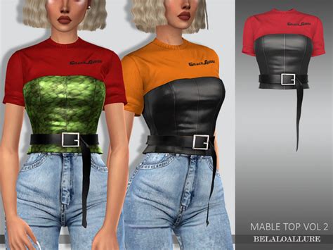 The Sims Resource Belaloalluremable Top Vol 2