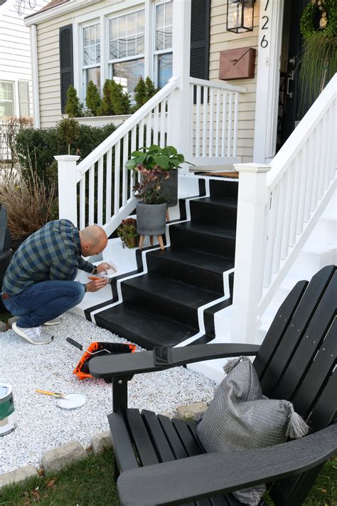 Front Porch Spring Reveal With Painted Steps Nesting With Grace