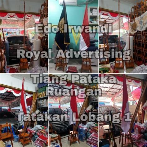 Jual Tiang Bendera Pataka Tiang Bendera Ruangan Lobang 1 Ready Stock