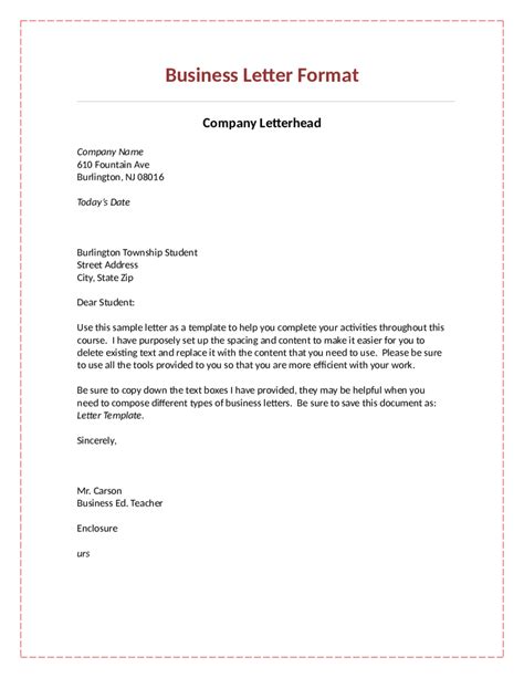 2024 Official Letter Format Fillable Printable Pdf And Forms Handypdf