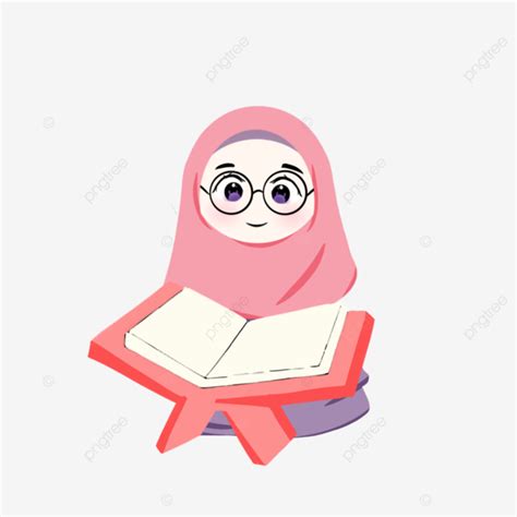 Gambar Kartun Muslimah Membaca Al Quran Kartun Muslimah Hatam Al