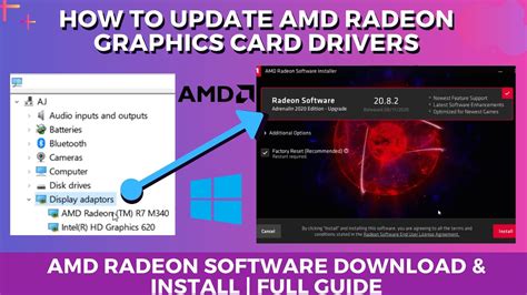 How To Update Amd Radeon Graphics Card Drivers Amd Radeon Software