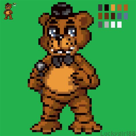 Fnaf Freddy Sprite By Luckygirl88 On Deviantart