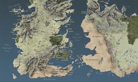 Essos Map Official