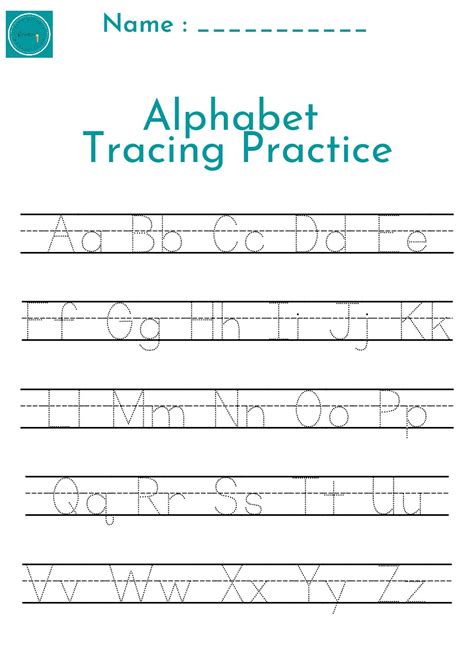 Free Printable Alphabet Worksheets Printable Templates Free