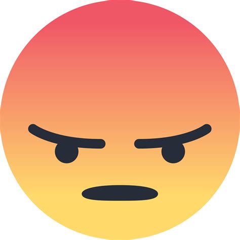 Facebook Grr Raiva Emoji PNG Transparent Image PNG