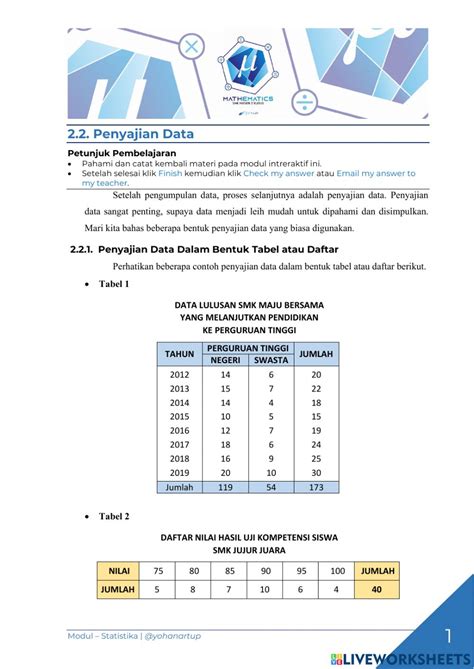 Detail Contoh Penyajian Data Dalam Bentuk Tabel Koleksi Nomer 43