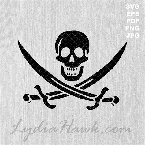 Pirate Ship Svg Skull Flag Svg Pirate Silhouette Svg File For Etsy