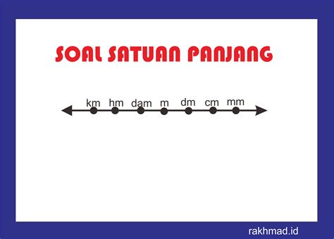 Contoh Soal Satuan Panjang Ujian