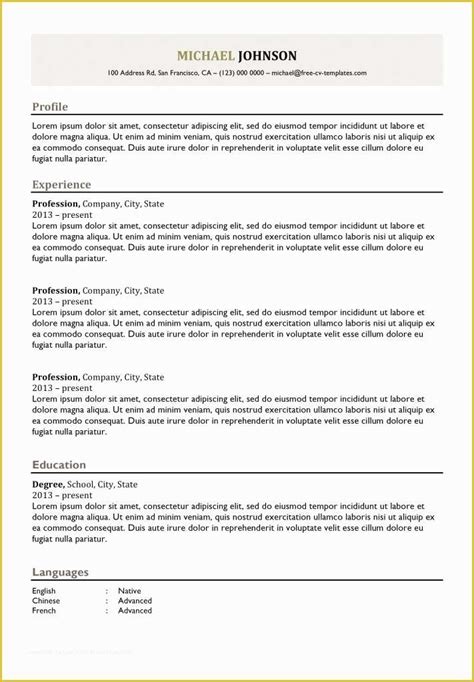 Free Resume Templates No Charge Of Free Resume Builder Line No Cost