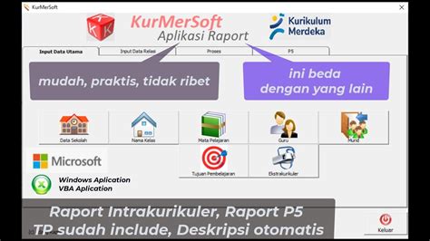 Kurmersoft Aplikasi Raport Kurikulum Merdeka Untuk Smp Raport