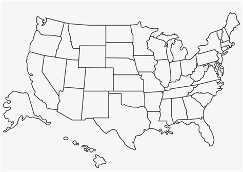 Blank Map Of The United States Printable