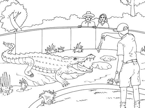 Coloriage Zoo 5 Coloriage Zoo Coloriages Animaux