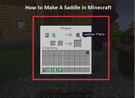 How To Make A Saddle In Minecraft 2021 How To Make A Saddle In