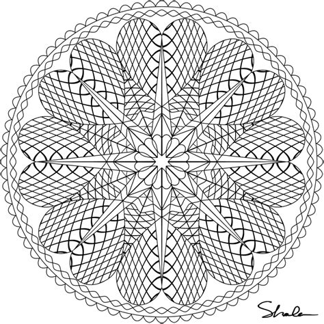 Difficult Mandala Coloring Pages Coloring Home