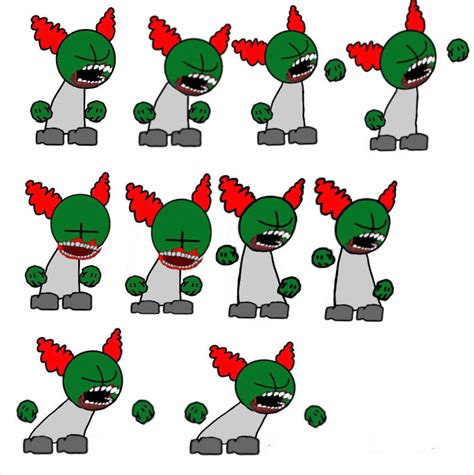 Fnf Tricky Spritesheet I Made By Mongussansus On Deviantart