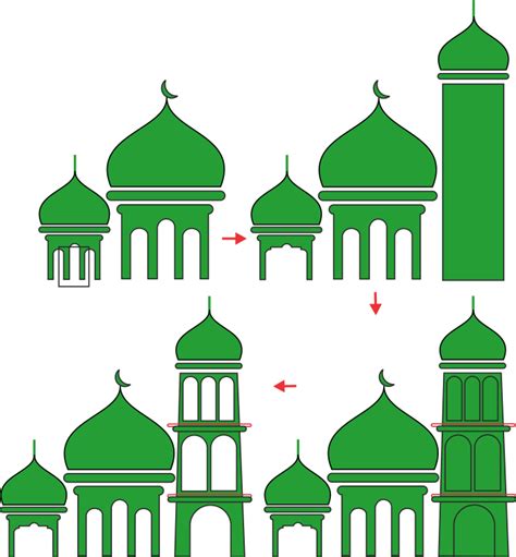 29 Desain Masjid Png