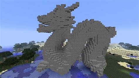 I thought someone was reposting my dragon head, but this one has some improvements. Chinese, Japanese Traditional Dragon Statue Minecraft Project