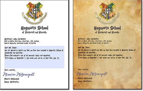 Diy Hogwarts Letter With Envelope And Hogwarts Seal More Than Thursdays