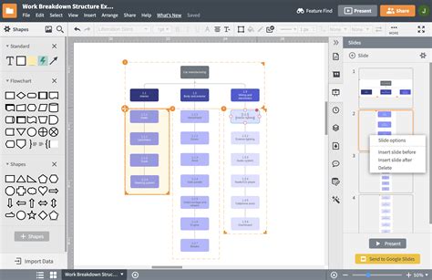 Projektstrukturplan Software Lucidchart