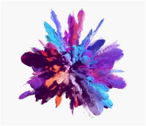 Color Powder Explosion Png