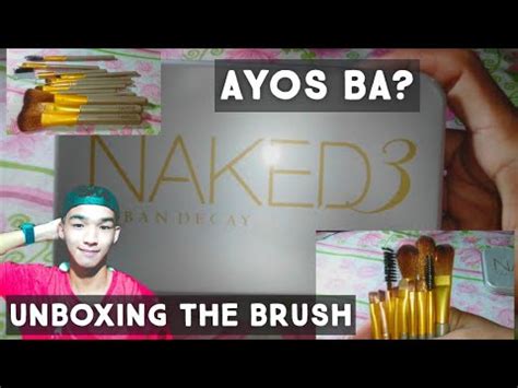 Unboxing Naked Brush From Lazada Tagalog Philippines YouTube