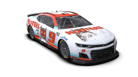 Every Angle Chase Elliotts New No 9 Hooters Paint Scheme Nascar