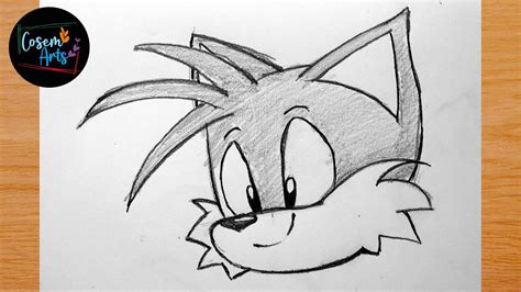 How To Draw Tails Head How To Draw Tails From Sonic Youtube