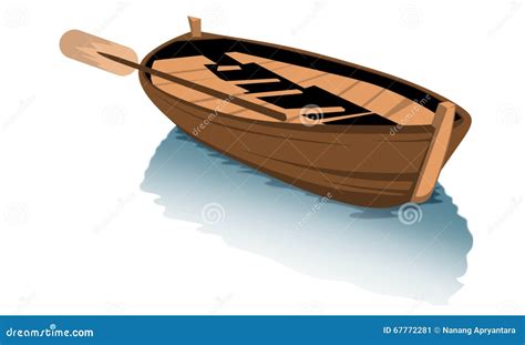 Wood Boat Clipart Stock Illustration Illustration Of Cartoon 67772281