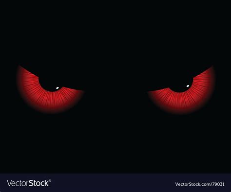 Evil Eyes Royalty Free Vector Image Vectorstock