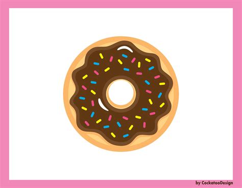 Donut Clipart Kawaii Clip Art Donuts Clip Art Kawaii Donut Etsy Uk