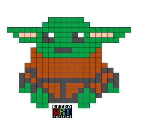 Baby Yoda Pixel Art Grid Pixel Art Pixel Art Grid Pixel Art Templates