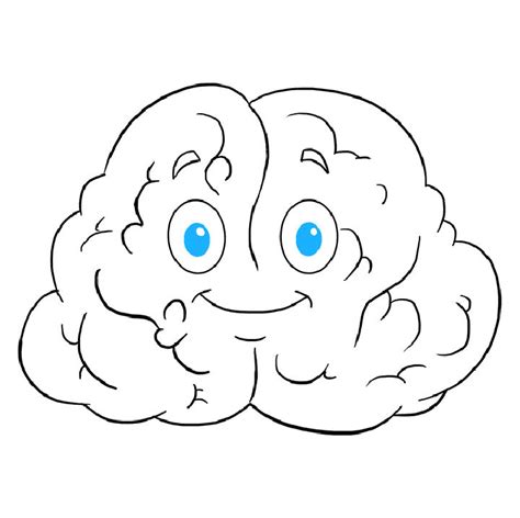 20 Easy Brain Drawing Ideas How To Draw A Brain Blitsy