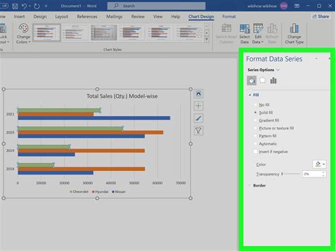 How To Make A Bar Chart In Word 7 Steps With Pictures Wikihow