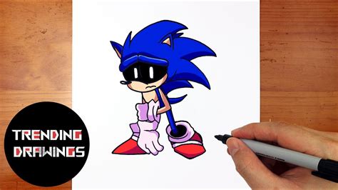 How To Draw Fnf Lost My Mind Sonic