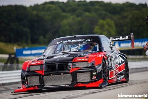 Bmw E36 Race Car With A Twin Turbo V8 Tests At Road Atlanta Engine