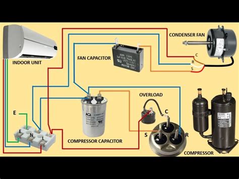 Split Ac Outdoor Full Wiring Diagram Air Conditioner