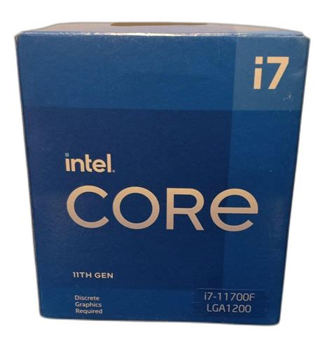 Black Intel Core I7 Processor 11th Gen Model Namenumber