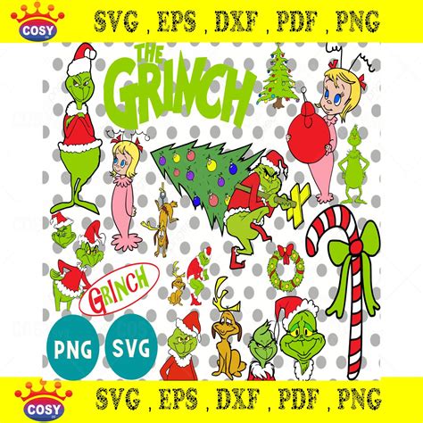 Grinch Christmas Faces Mummy Grinch Svg Daddy Grinch Svg Clip Art