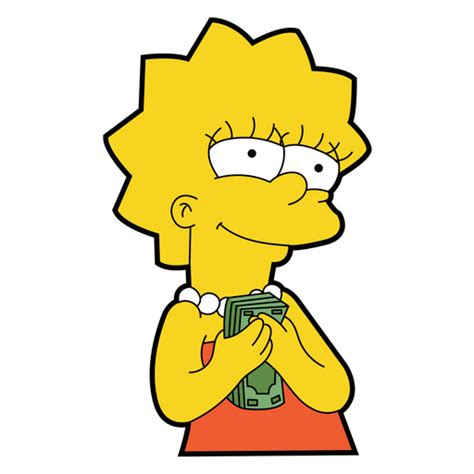 Simpsons Lisa Gorgeous Sticker Sticker Mania