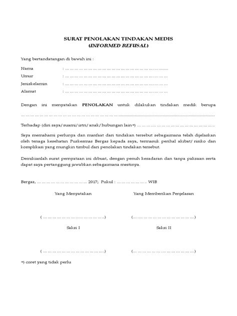 Surat Penolakan Pdf