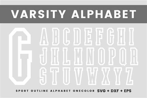 Modern Varsity Font Svg Varsity Font Retro Font Regular Font