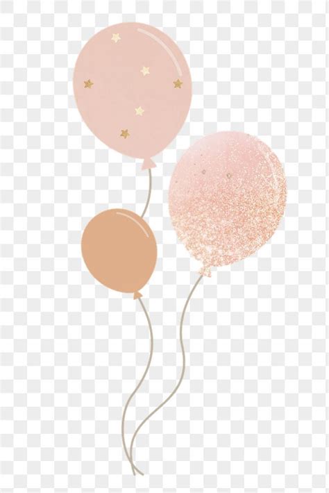 Party Balloons Png Collage Element Transparent Background Celebration