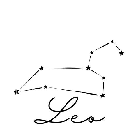 Leo Constellation Svg Zodiac Svg Astrology Png Svg Files Etsy Leo