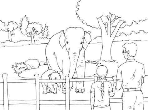 Coloriage Zoo 1 Coloriage Zoo Coloriages Animaux