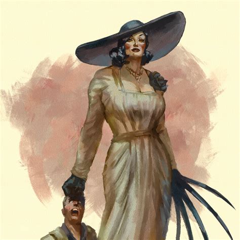 Victor Maristane Lady Dimitrescu Fan Art