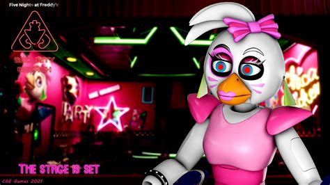 Sfm Fnaf Sb Glamrock Chica Wallpaper V3 By Cgegamess On Deviantart