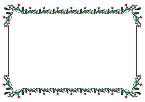 10 Best Printable Christmas Borders Landscape Pdf For Free At